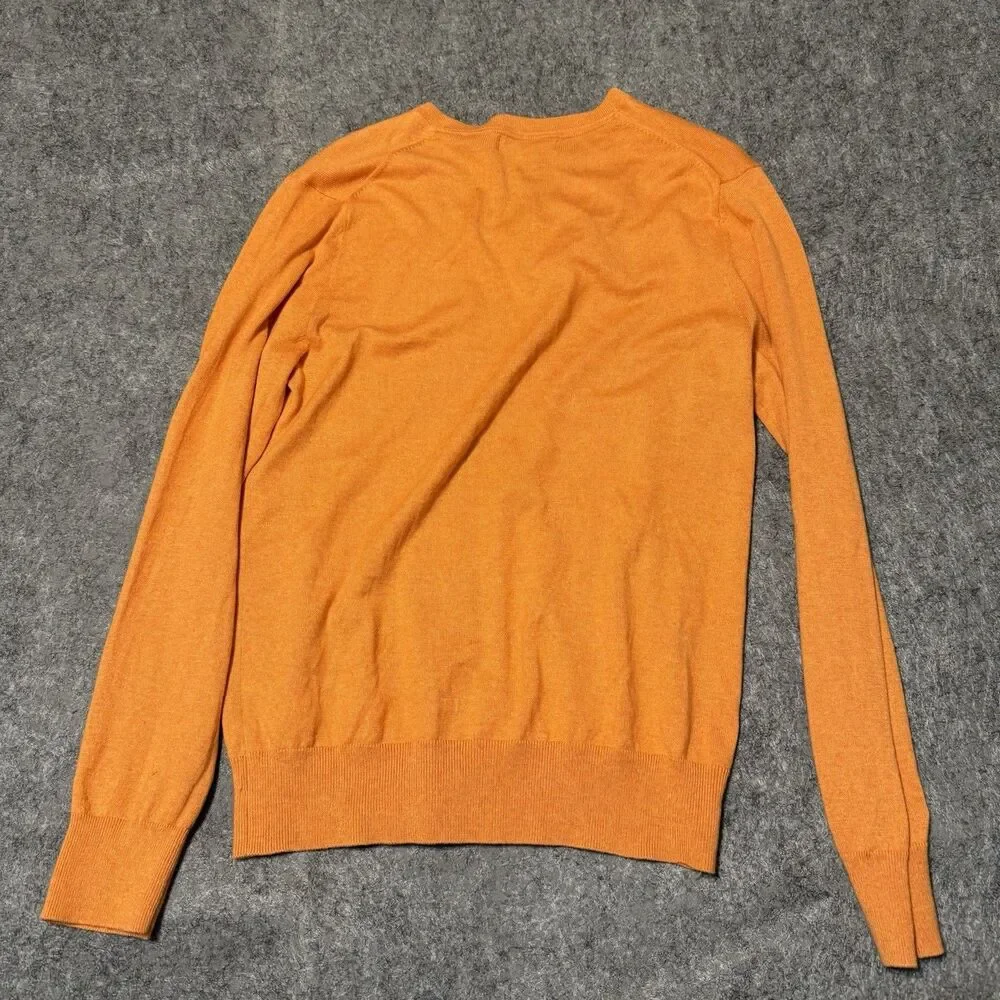 Banana Republic Luxury Blend V Neck Sweater Mens Small Silk Cotton Cashmere